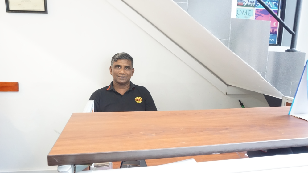 Office Assistant Sunil Jayananda